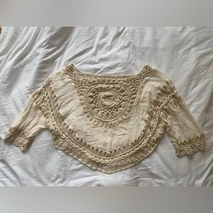 Cupshe crochet swim cover brand new!